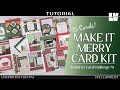 15 cards featuring spellbinders make it merry card kit  kendrascardchallenge11