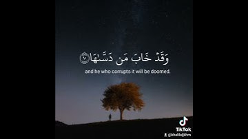 والشمس وضحاها حالات واتس اب تلاوة خاشعة القارئ ماهرالمعيقلي القران الكريم راحة نفسية😴💙