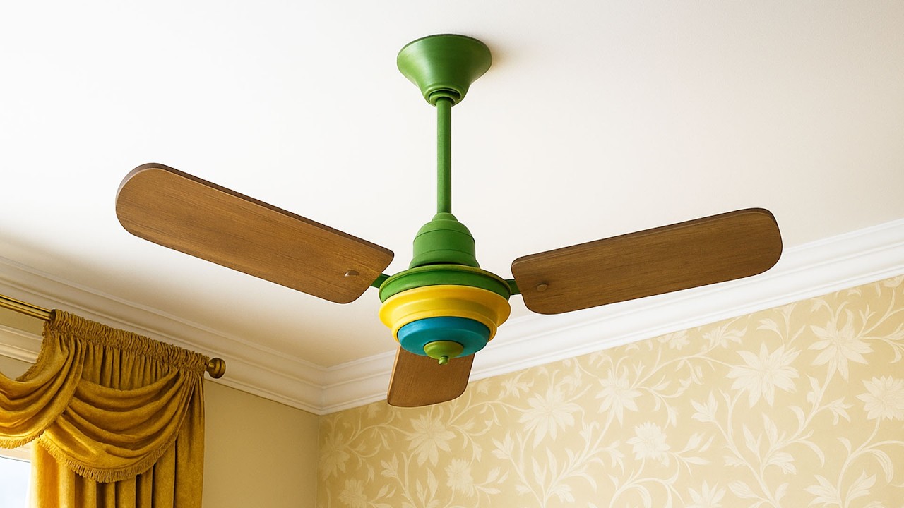 The Discovery of the oldest Vintage ceiling fan, come ee it now!