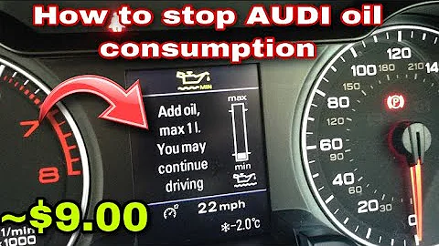 How to fix Audi Oil Consumption for $10.00 dollars | Hack Audi A5/A4/A3/A6/A7/A8/Q5/Q7/S4/S3/S5/S7 - DayDayNews