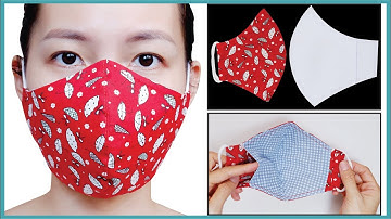Face Mask Sewing Tutorial | Face Mask Pattern | DIY Face Mask with filter pocket #withme
