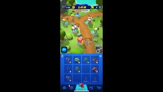 Merge Tower Bots episode 1 - Gameplay Walkthrough (iOS, Android) tower defense clicker game screenshot 1