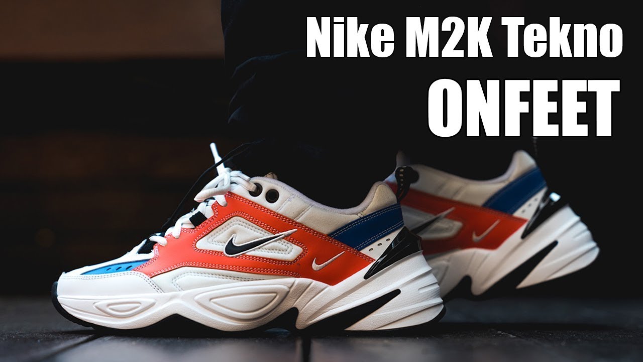 nike mk2 tekno white blue red