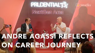 Prudential CEO Anil Wadhwani joins Andre Agassi at Prudential