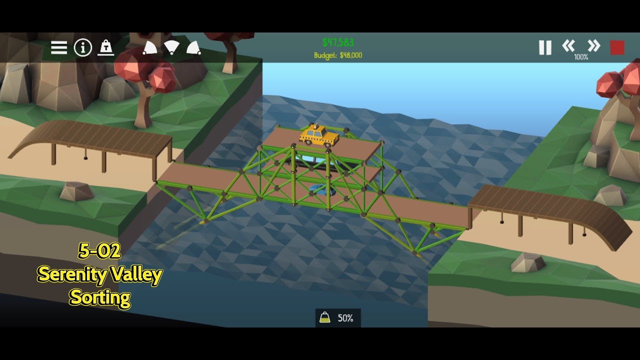 Sorting Poly Bridge Poly Bridge 2 - Serenity Valley - Sorting (5-02) - YouTube