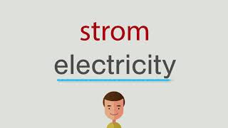 Wie Heisst Strom Auf Englisch Youtube