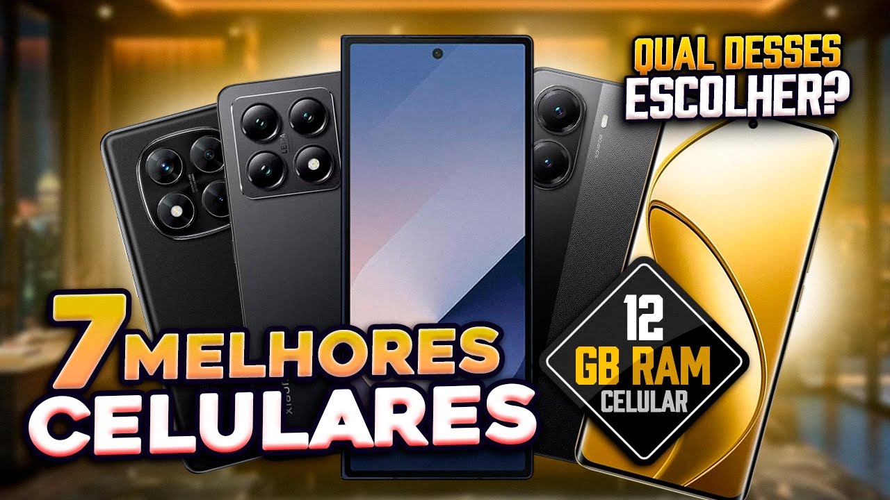 TOP 7 MELHORES CELULARES COM 12GB DE RAM em 2026 (Confira o Melhor ...