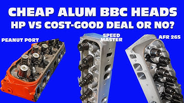 ARE LOW-$ BBC HEADS REALLY A GOOD DEAL? 1/2 THE PRICE BUT 1/2 THE HP GAINS! AFR VS SPEEDMASTER OVAL