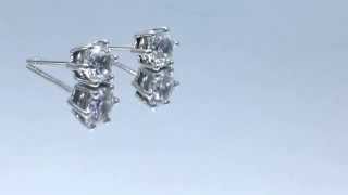 Solitaire Affair Christmas Promotion Cora 6-Prong Stud Earrings