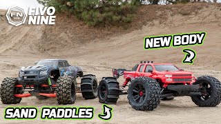 Arrma Kraton 8s EXB Traxxas X maxx 8s Sand Paddle Bash