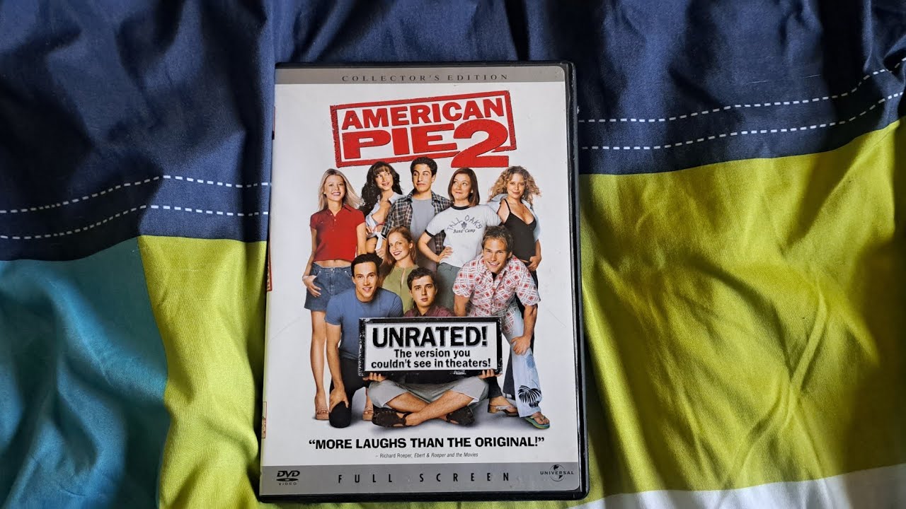 Начало/конец фильма «Американский пирог 2» (без рейтинга) 2002 DVD (последнее видео 2025 года)