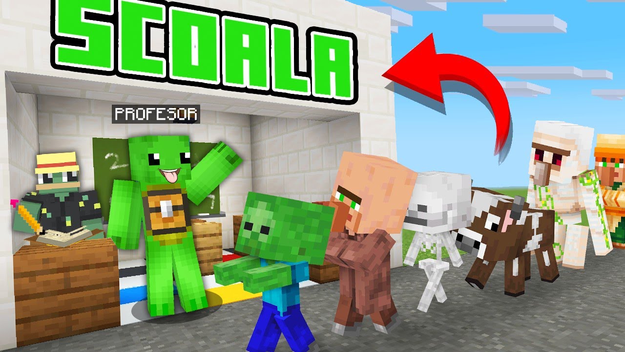 Minecraft, dar Imi Deschid Propria SCOALA !