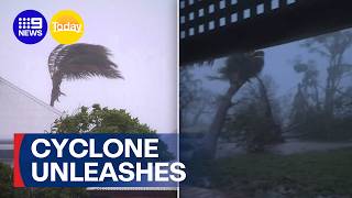 Cyclone Narelle Makes Landfall Causing Major Damage 9 News Australia