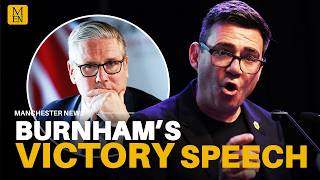 Andy Burnham’s FULL victory speech as HUGE by-election win paves way for leadership bid