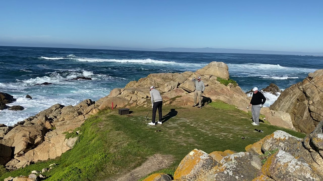 Jimmy Hutchin's Tee Shot at Monterey Peninsula Country Club