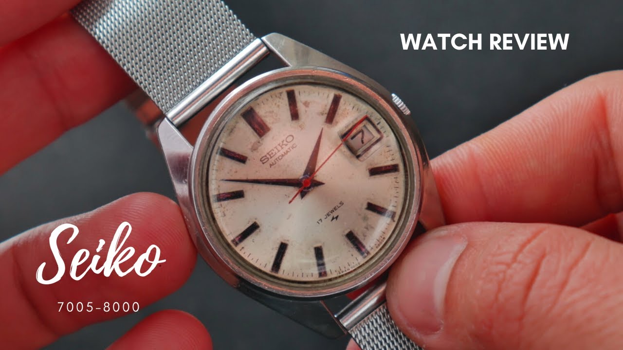 Vintage Seiko 7005-8000 Watch Review - YouTube