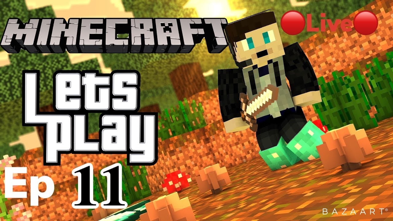 🔴Live: MINECRAFT SURVIVAL LETS PLAY #11 👀🔴-Road to (2k subs) - YouTube