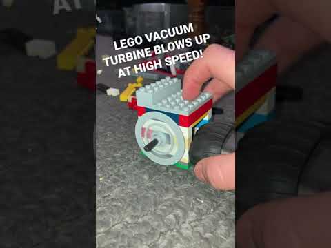 Lego Vacuum Turbine BLOWS UP at SUPER HIGH RPM! - YouTube