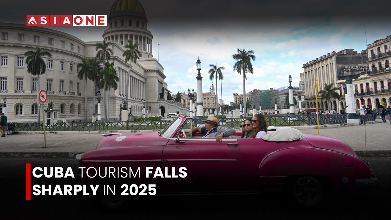 Cuba Tourism Falls Sharply in 2025 | Economic Crisis Deepens | Asia One News