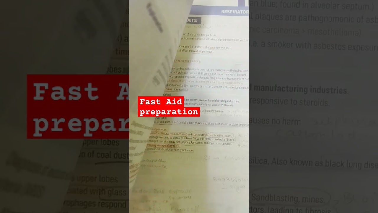 fast aid ,fcps part 1 preparation 