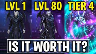 MAXING THE GOD BUTCHER! 👑 Gorr Level 1 to 80 & Tier-4 True Cost Revealed! | Marvel Future Fight