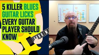 5 Easy Blues Pentatonic Guitar Licks