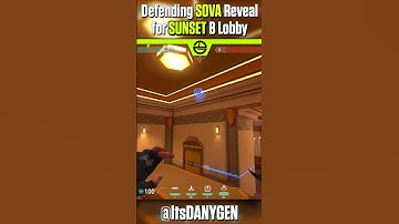 Best Sova Defending Reveal for B Site From Mid on Sunset