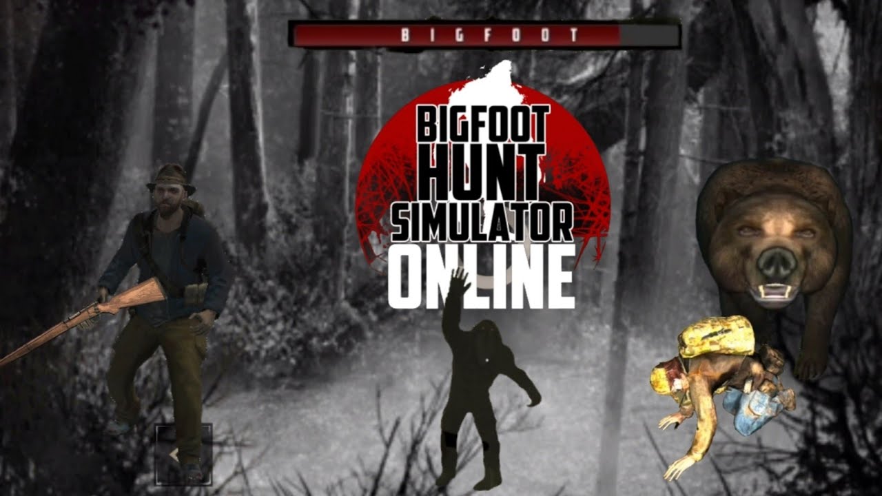 Bigfoot Hunt Simulator Online - Охота на Бигфута онлайн симулятор, я и мой напарник без патронов 😱