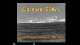 80~800mm Continuous Zoom Lens Long Range Surveillance Infrared Thermal Imaging Camera