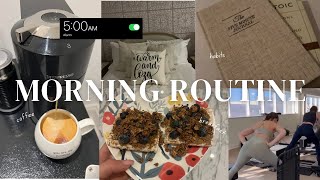 MORNING ROUTINE| productive morning, pilates, catch up and more