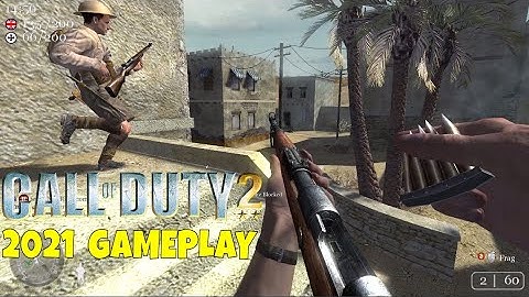 Call of Duty 2 2021 Multiplayer Gameplay - North Africa (25-8)