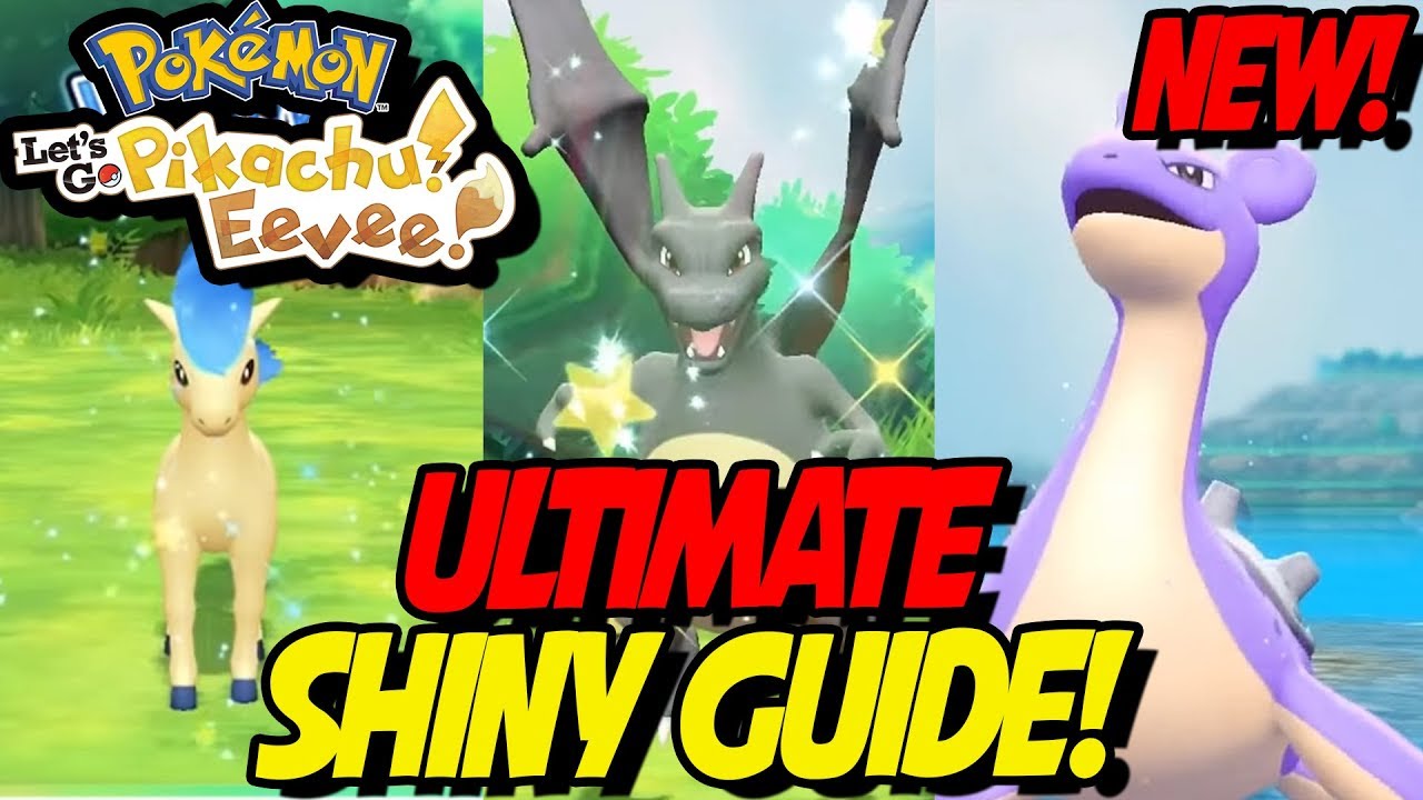 How to catch a shiny in Pokemon Let's Go