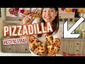 UNA QUESADILLA EMPANIZADA CON PIZZA!! *RECETA VIRAL* RebeO