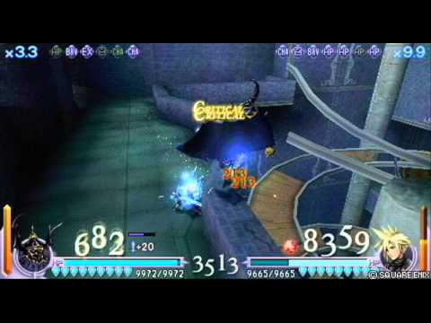 ディシディアUT アドパ対人戦 ゴルベーザ対クラウド【dissidia】