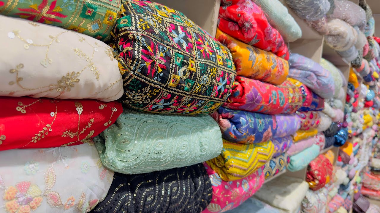 Aruna textile factory outlet fabric collection wholesale fabric market surat fabric market
