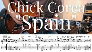 Miniatura de "Chick Corea "Spain" TAB譜 | Jazz Guitar"