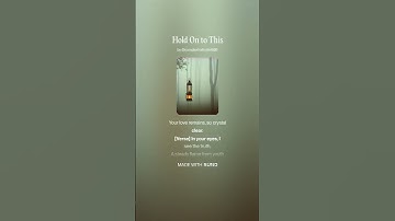Thumbnail of Hold On to This