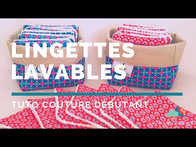 Coudre des lingettes lavables {DIY} - Les Lubies de Louise