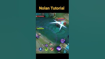 Mlbb Nolan Tutorial #mlbb #mobilelegends #mlbbcreatorcamp #mlbbshorts  #shorts #viralshort