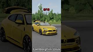 SUV Drop Tests From 10 meters #beamng #cargame #suspension
