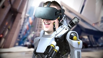 Blasting Robots! - Robo Recall Gameplay - VR Oculus Rift (Sponsored)