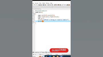 C program to reverse a string using pointer #viral #c #learn #bca#coding #how