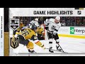 Kings @ Golden Knights 2/18 | NHL Highlights 2022