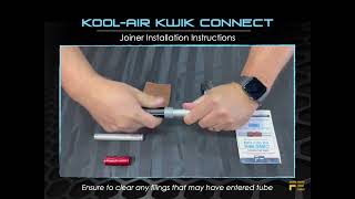 Fe Kool Air Kwik Connect Joiner Demo