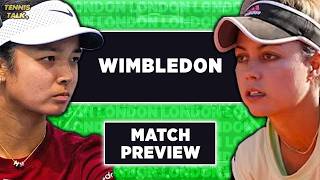 Eala vs Zarazua | Wimbledon 2026 | Tennis Talk Preview