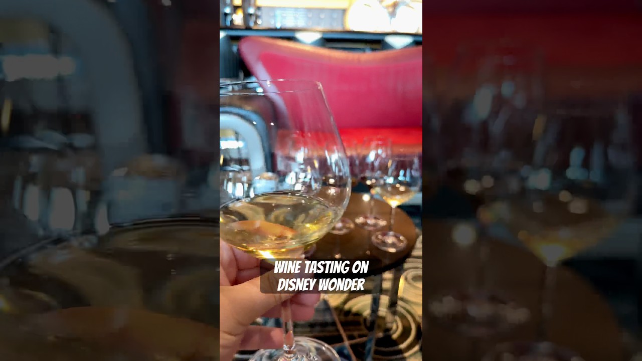 Adults Only Wine Tasting On Disney Wonder With Expert Sommelier And Hidden Takeaway Gift #shorts