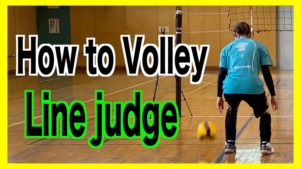 【Volleyball】99.9% Successful line judge method! 【Sideline】 - YouTube