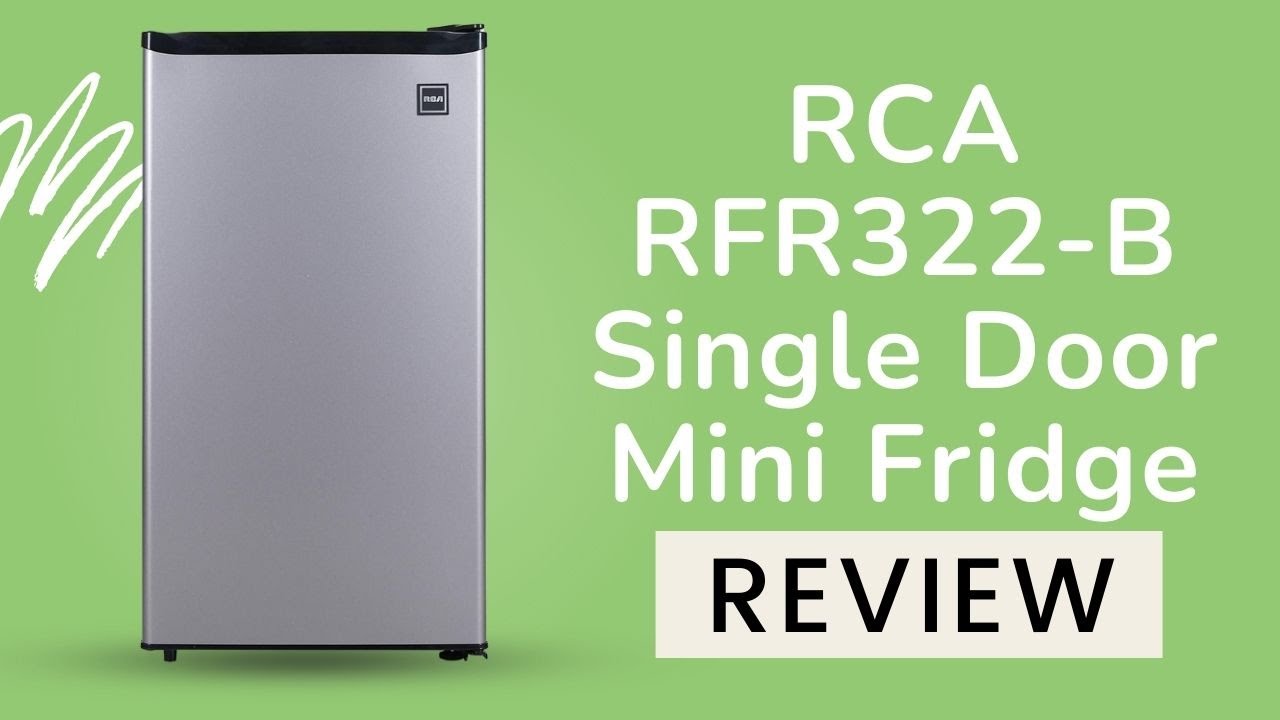 RCA RFR322-B RFR322 3.2 Cu Ft Single Door Mini Fridge 