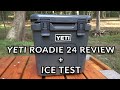 YETI ROADIE 24 HARD COOLER REVIEW + ICE TEST-IS IT REALLY WORTH $200?