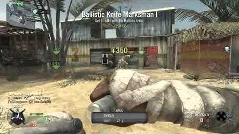 Geemccaw - Black Ops ballistic knife and tomohawk